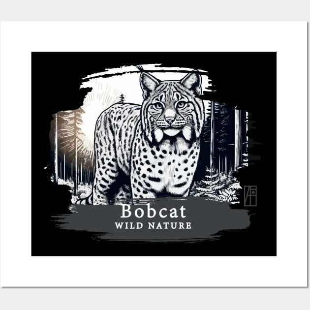 Bobcat - WILD NATURE - BOBCAT -9 Wall Art by ArtProjectShop